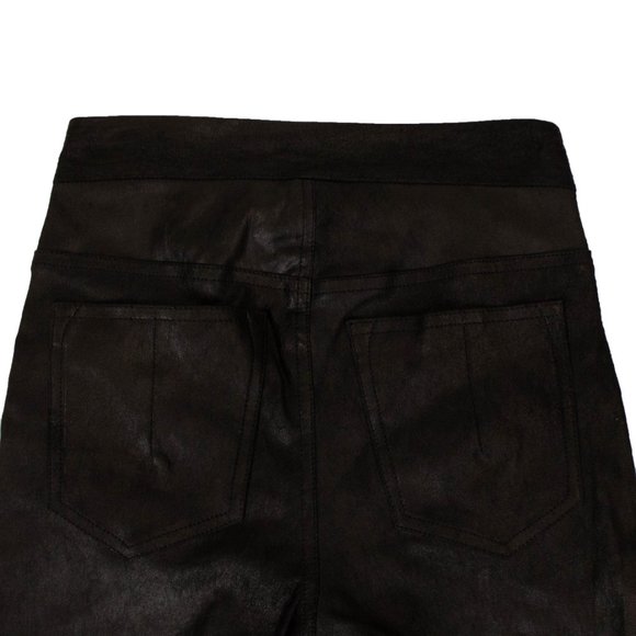 UNRAVEL PROJECT Black Leather Slim Biker Pants Size 26 $1735 - Picture 4 of 4